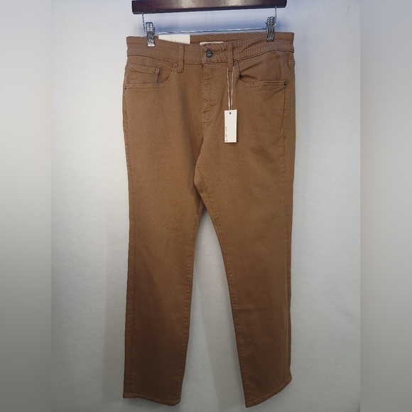 Warp + Weft ORD Chicago Straight Tobacco Brown Men's Size 29x34 Jeans - Picture 7 of 12
